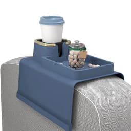 image-Silicone Sofa Cup Holder - Black Square