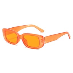 image-Small Square Frame Sunglasses - Retro UV Protection