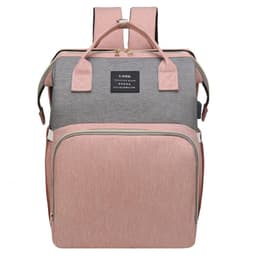 image-Mommy Bag Backpack - Oxford Diaper Bag 20-35L