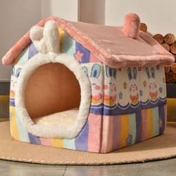image-Dog kennel, winter warm dog house, universal for all seasons, small dog Teddy, removable and washable cat kennel, dog house, pet dog supplies