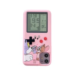 image-Tetris black and white screen Apple 13/12 suitable for iPhone 14promax game console mobile phone case xs/8p