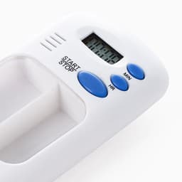 image-Smart Pill Box Timer Reminder - White 9x5.5x2cm