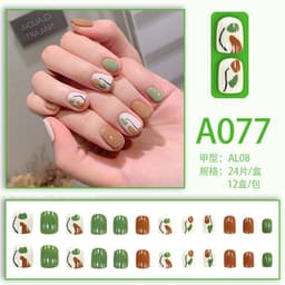 image-Internet celebrity new fake nails wearable nails finished nail patches nail art patches removable nail patches nail art accessories