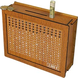 image-Cross-border popular Money Box with Counter wooden piggy bank coin box wooden crafts