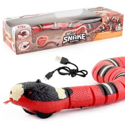 image-Remote Control Rattlesnake Toy - Silver