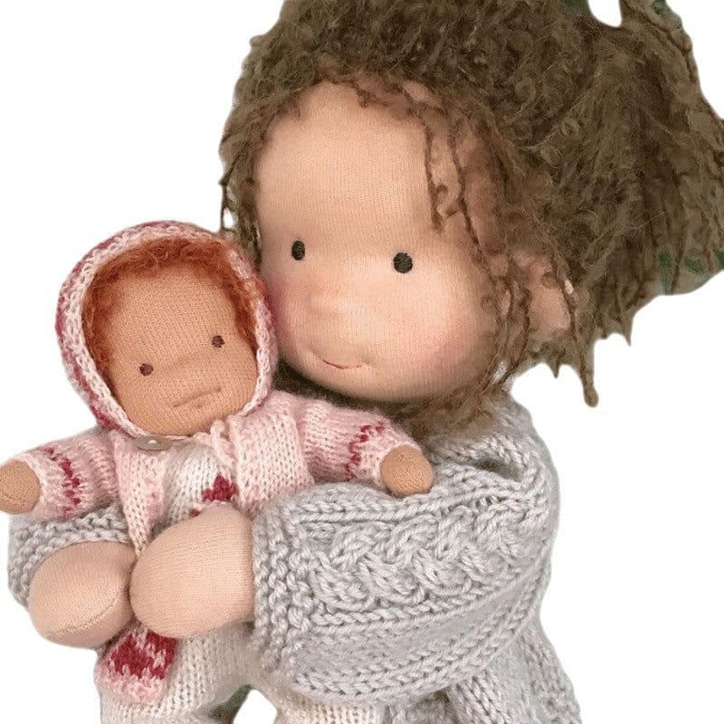 image-Waldorf Doll - Handmade Cotton Christmas Thumb Gift - Fu Luanna