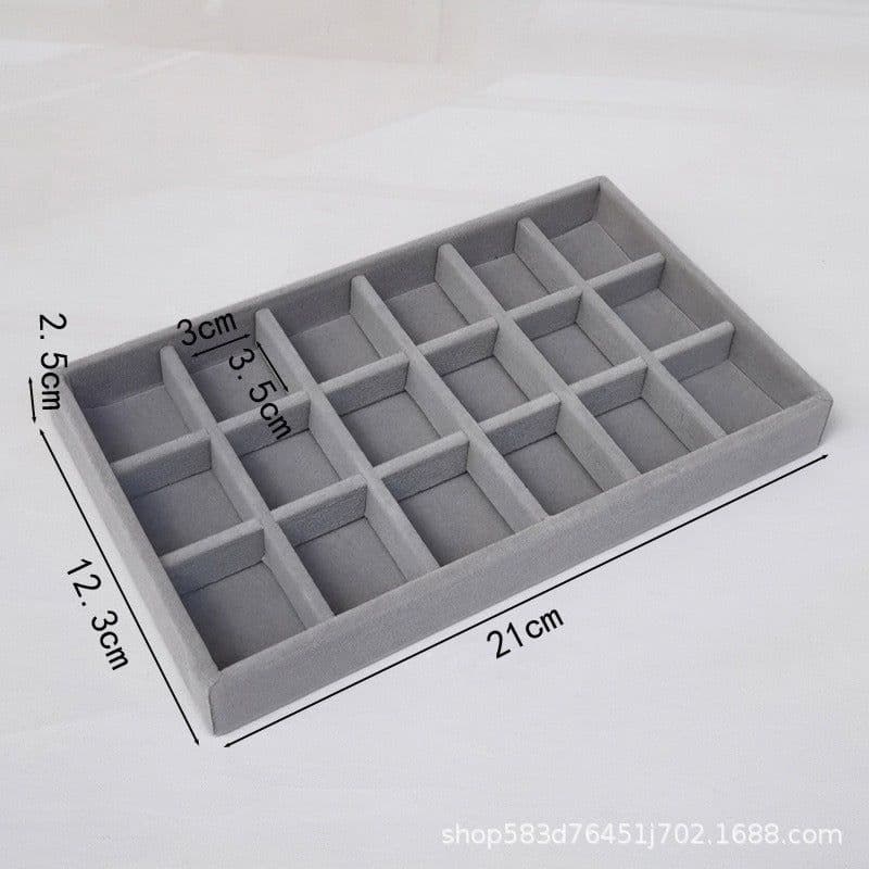 image-Jewelry Storage Tray - Desktop Organizer