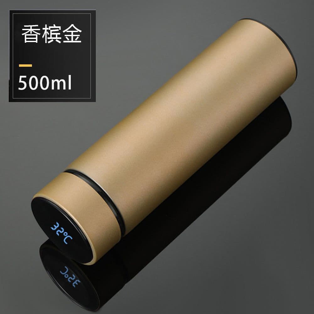 image-Smart Temperature Display Insulated Cup 304 Stainless Steel Water Bottle Gift