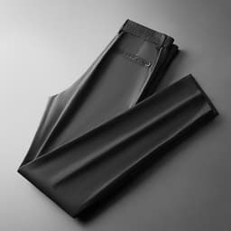 image-2023 Spring Ice Silk Casual Pants Trousers Men's Pants-808-Young and middle-aged men's clothing for high school students