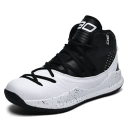 image-Youth Basketball Shoes - Gray Leather Unisex Size 36