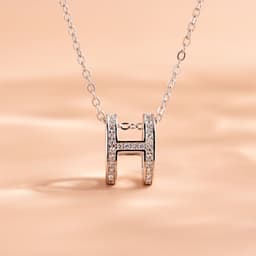 image-Titanium Steel Diamond Necklace - Women's Clavicle Chain
