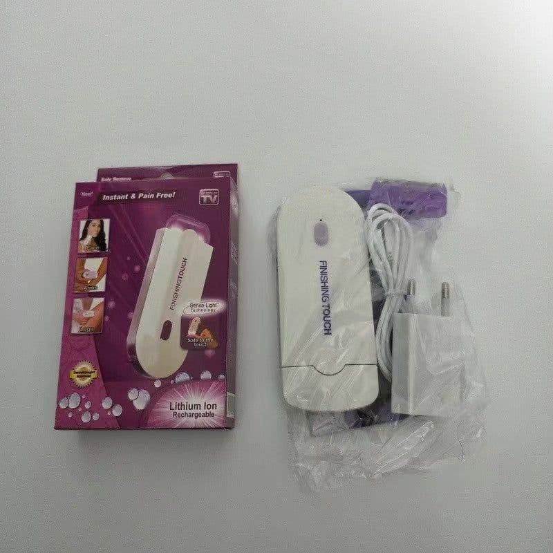 image-Portable Mini Laser Hair Removal Device - Electric Shaver Blue