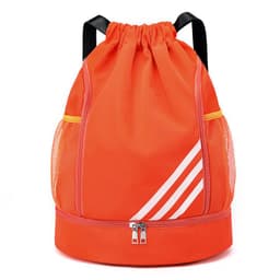 image-Oxford Cloth Drawstring Backpack Silver Gray
