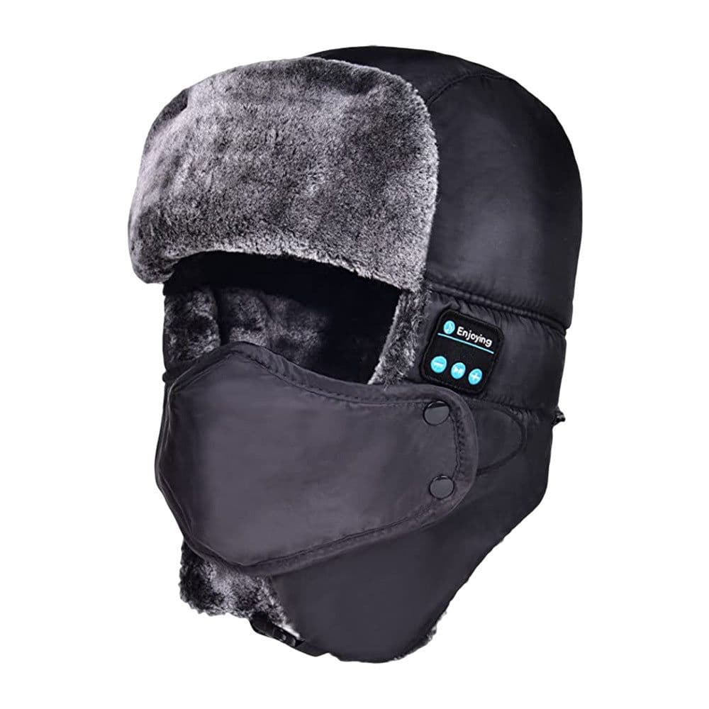 image-FAA Bluetooth Winter Hat - Black Adjustable