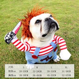 image-Deadly Doll Halloween Dog Costume - Small/Medium