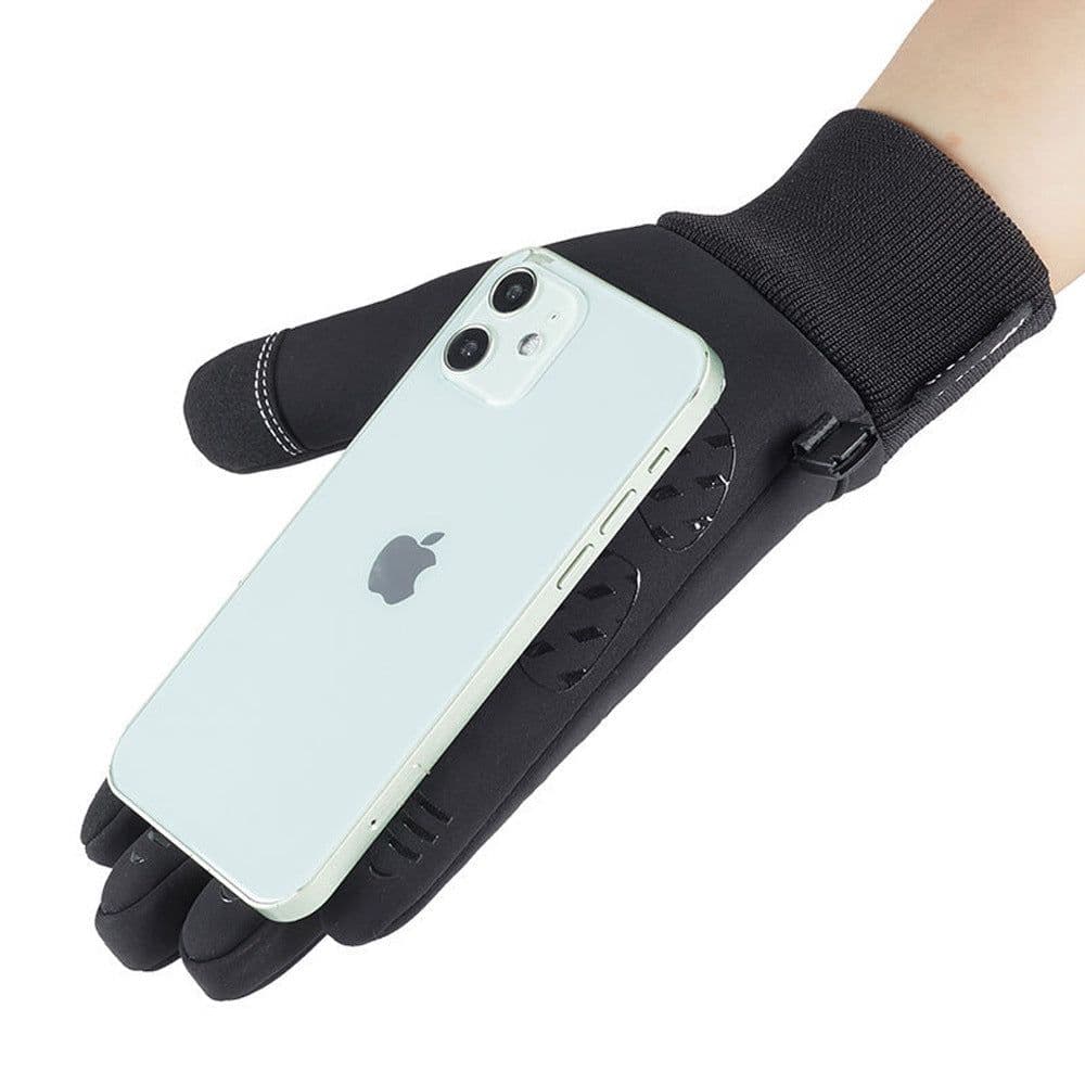 image-Winter Cycling Gloves Touchscreen Unisex Grey XL