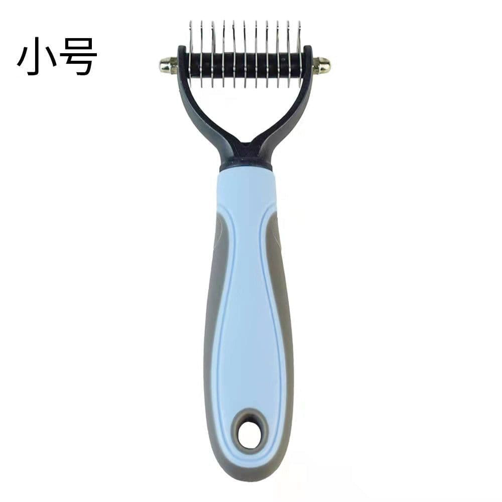 image-Pet Comb Dog Cat Stainless Steel Hair Removal Knot Knife - 3-in-1