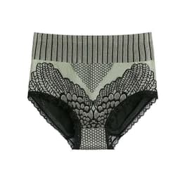 image-Seamless High-Waist Thong - Nylon Graphene Cotton Crotch