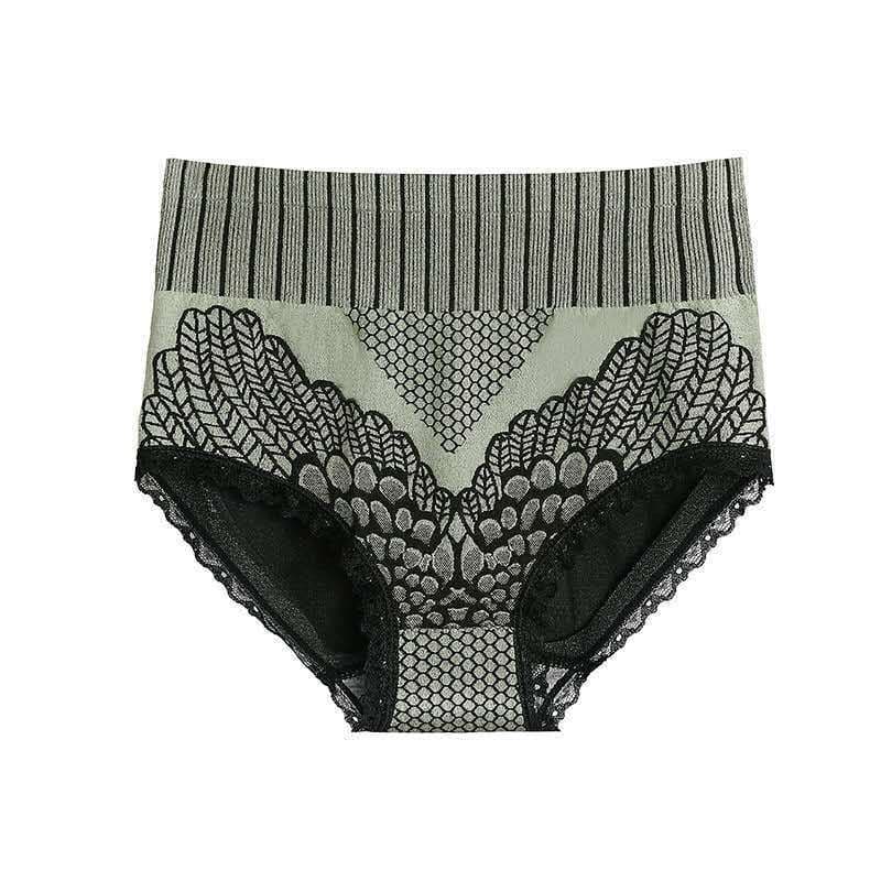 image-Seamless High-Waist Thong - Nylon Graphene Cotton Crotch
