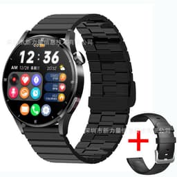 image-QS39 Smart Watch - Bamboo Steel Gold 1.32"