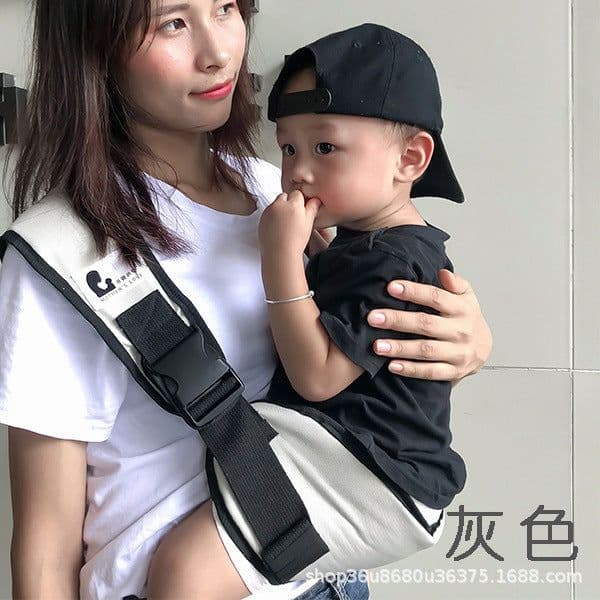 image-Baby Carrier Sling - Black Oxford Cloth