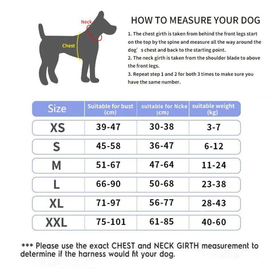 image-OUQIPETE Dog Chest Harness Leash - Purple XXL