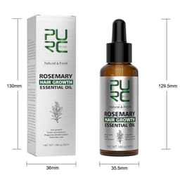 image-PURC Rosemary Hair Oil - Mint Ginger Scalp Treatment
