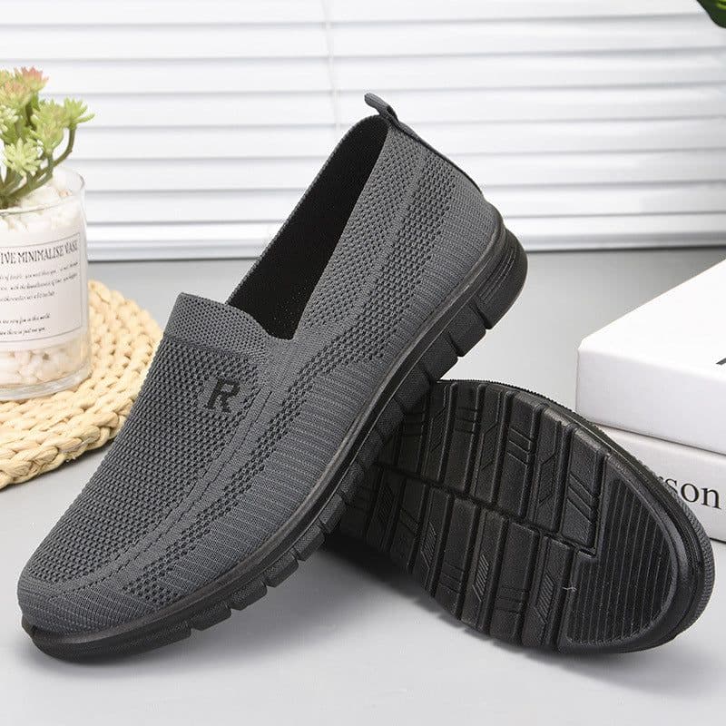 image-2021 New Polyurethane Fly Woven Men's Casual Comfortable Single Shoes Sports Dad Shoes