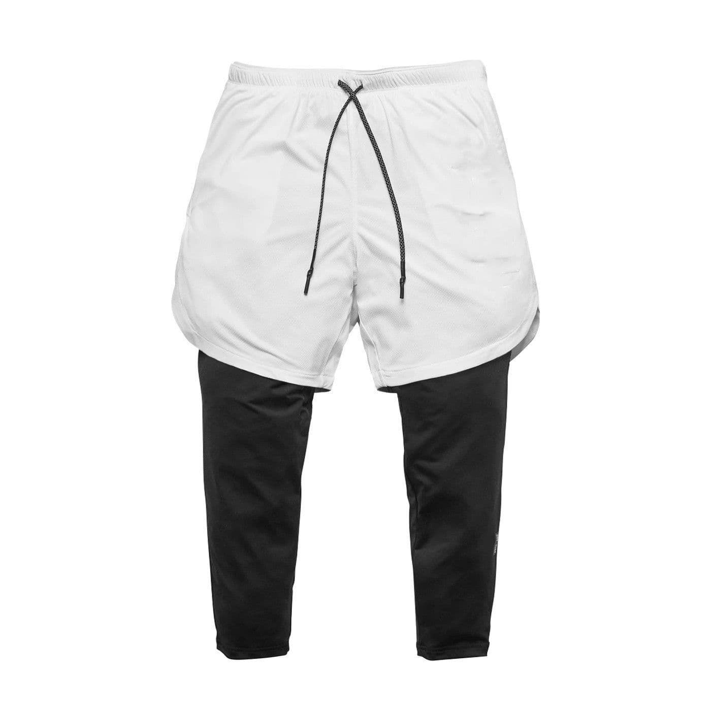 image-Men's BALLGUA Gym Pants - Fitness Running Tights, 85% Polyester, Multiple Pockets