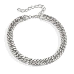 image-European & American Hip-Hop Gold Twist Buckle Necklace - Thick Chain Jewelry