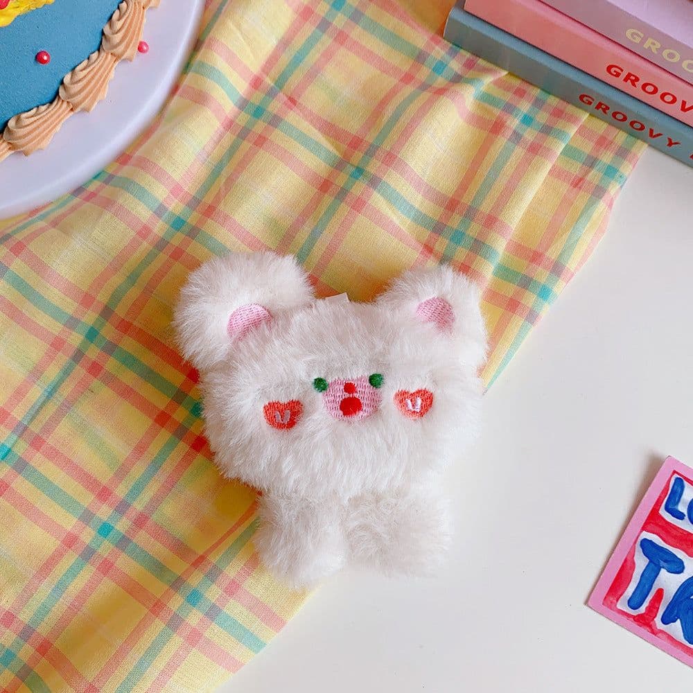 image-Tengyi Youpin 11cm Plush Pendant Doll Keychain Black Ear Puppy