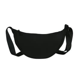 image-Canvas Messenger Bag - Black Student Fashion