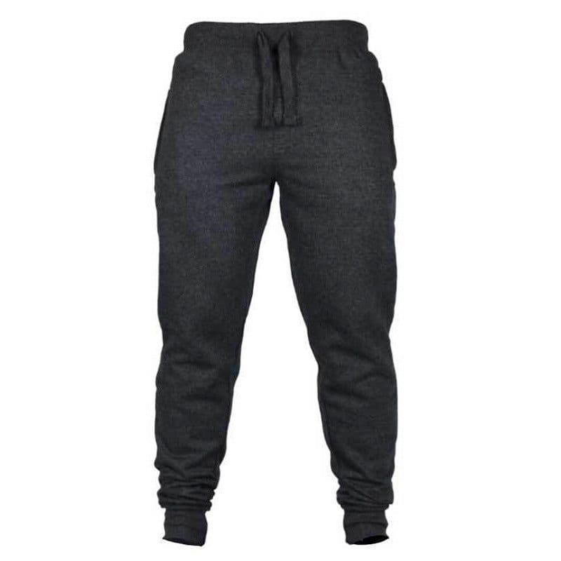 image-Men's Casual Sports Pants - Dark Gray Loose XXXXL