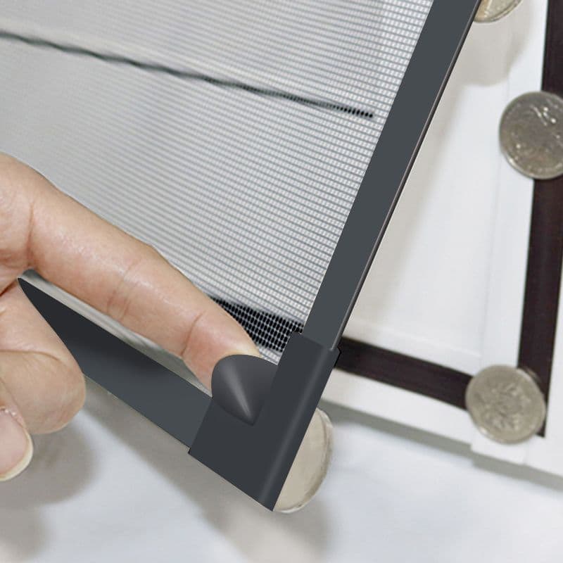 image-Magnetic Screen Window Mesh 170x180cm White