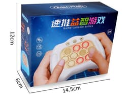 image-Cross-border Explosive Children's Puzzle Early Education Breakthrough Speed Push Game Machine Playing Mole and Pressing Music Children's Luminous Toys