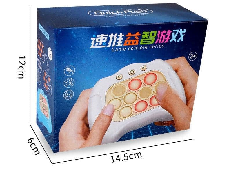 image-Cross-border Explosive Children's Puzzle Early Education Breakthrough Speed Push Game Machine Playing Mole and Pressing Music Children's Luminous Toys