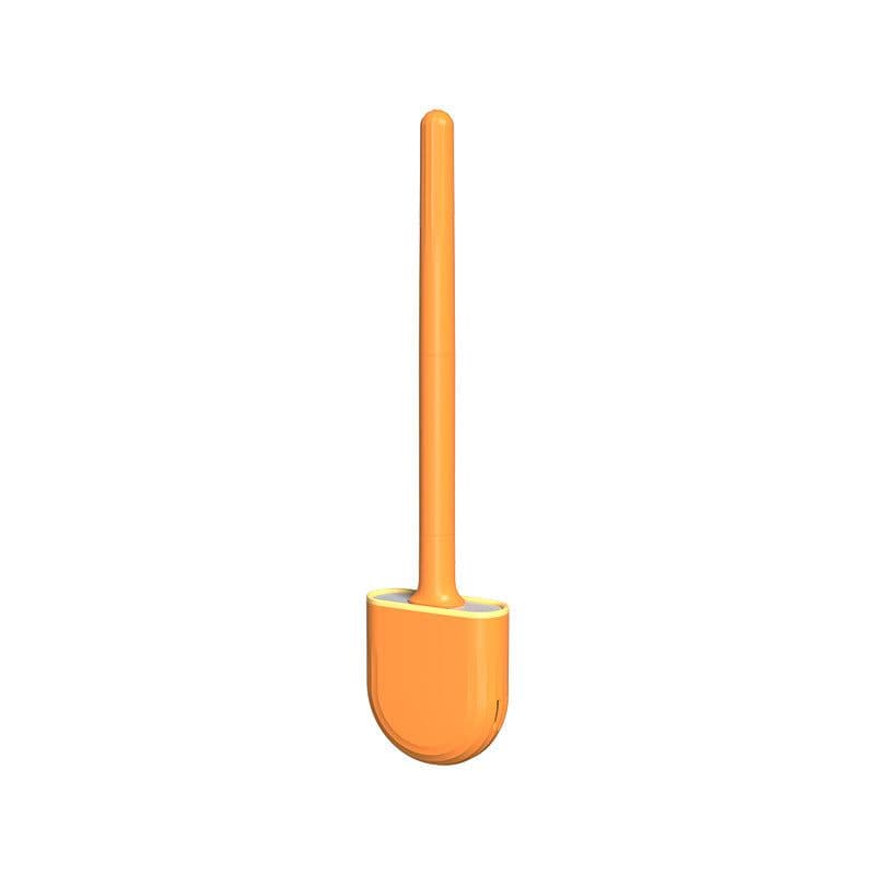image-Toilet Brush - Silicone Head PP+TPR Mini