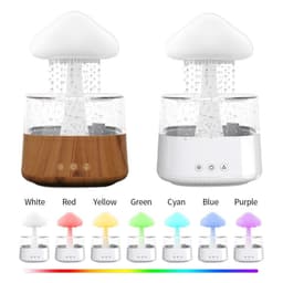image-Ultrasonic Humidifier Aromatherapy Diffuser - Wood Grain Remote