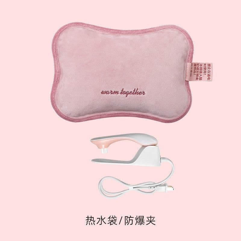 image-Han Zheng Rechargeable Hot Water Bag - 450W PVC, 1.5kg