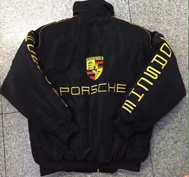 image-F1 Racing Suit College Retro Jacket Black XXL Embroidered