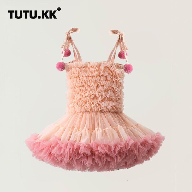 image-TUTU.KK Girls Tutu Dress - Suspenders Princess Skirt