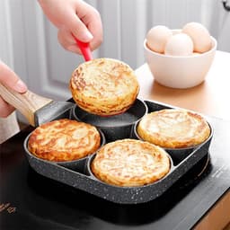 image-Maifan Stone Non-stick Four-Hole Omelette Pan - Korean Style