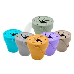 image-Children's Folding Silicone Snack Bowl - 2023 New Portable Design