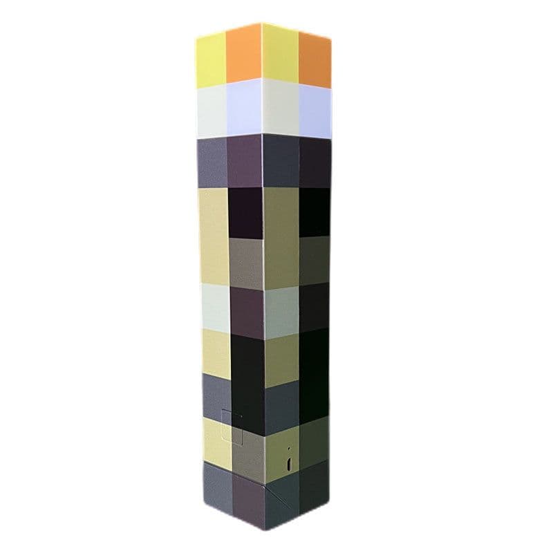 image-Minecraft Diamond Ore Lamp - Color Changing Night Light