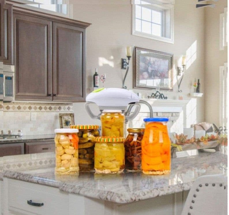 image-One Touch Automatic Bottle Opener And Electric Can Opener For Easy Opening