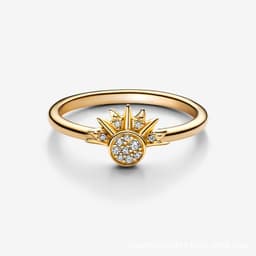 image-Sterling Silver S925 Sun Moon Ring Women