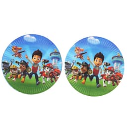 image-Kids Paper Cups & Plates - Dog Party Supplies 16 Set