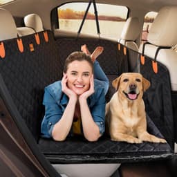 image-Dog Car Seat Mat - Black Waterproof 132x158cm