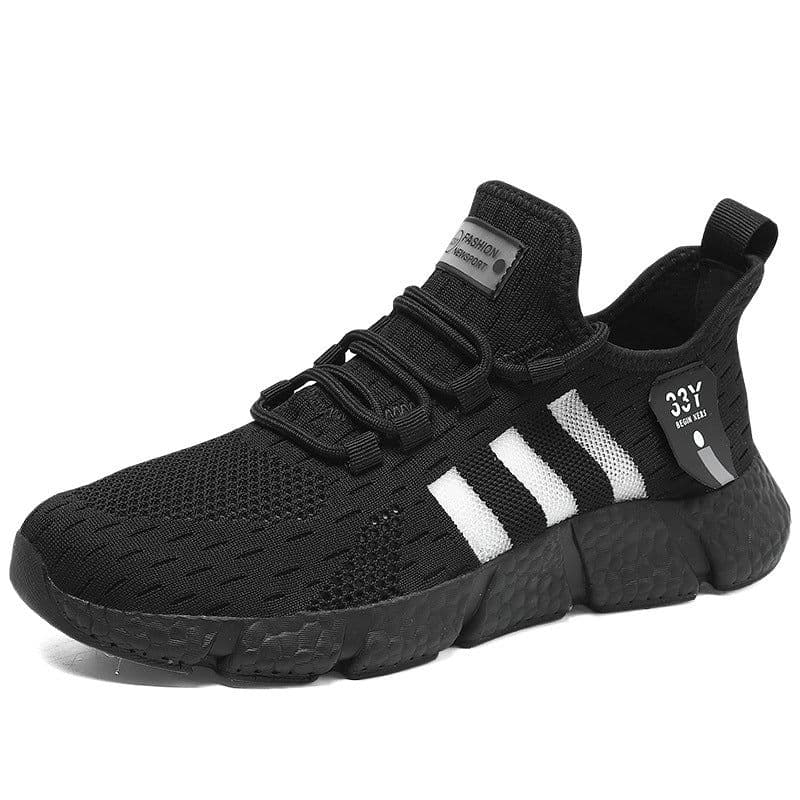 image-Summer breathable men's running shoes lightweight all-match couple mesh tide shoes low-top lace-up lightweight casual sneakers