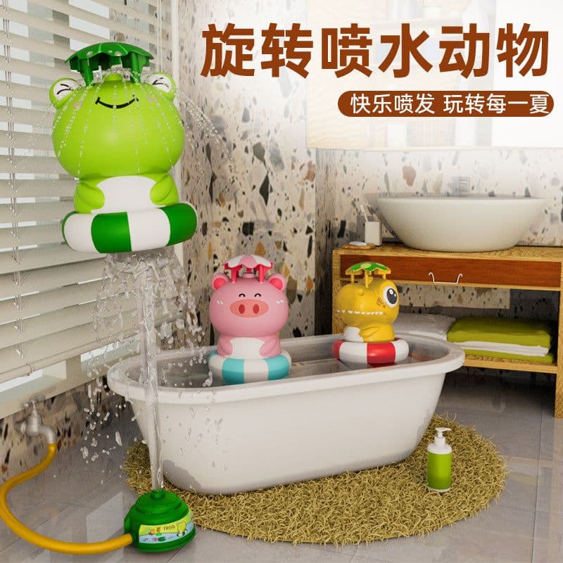 image-Rocket Duck Water Sprinkler Toy - Kids Outdoor Play